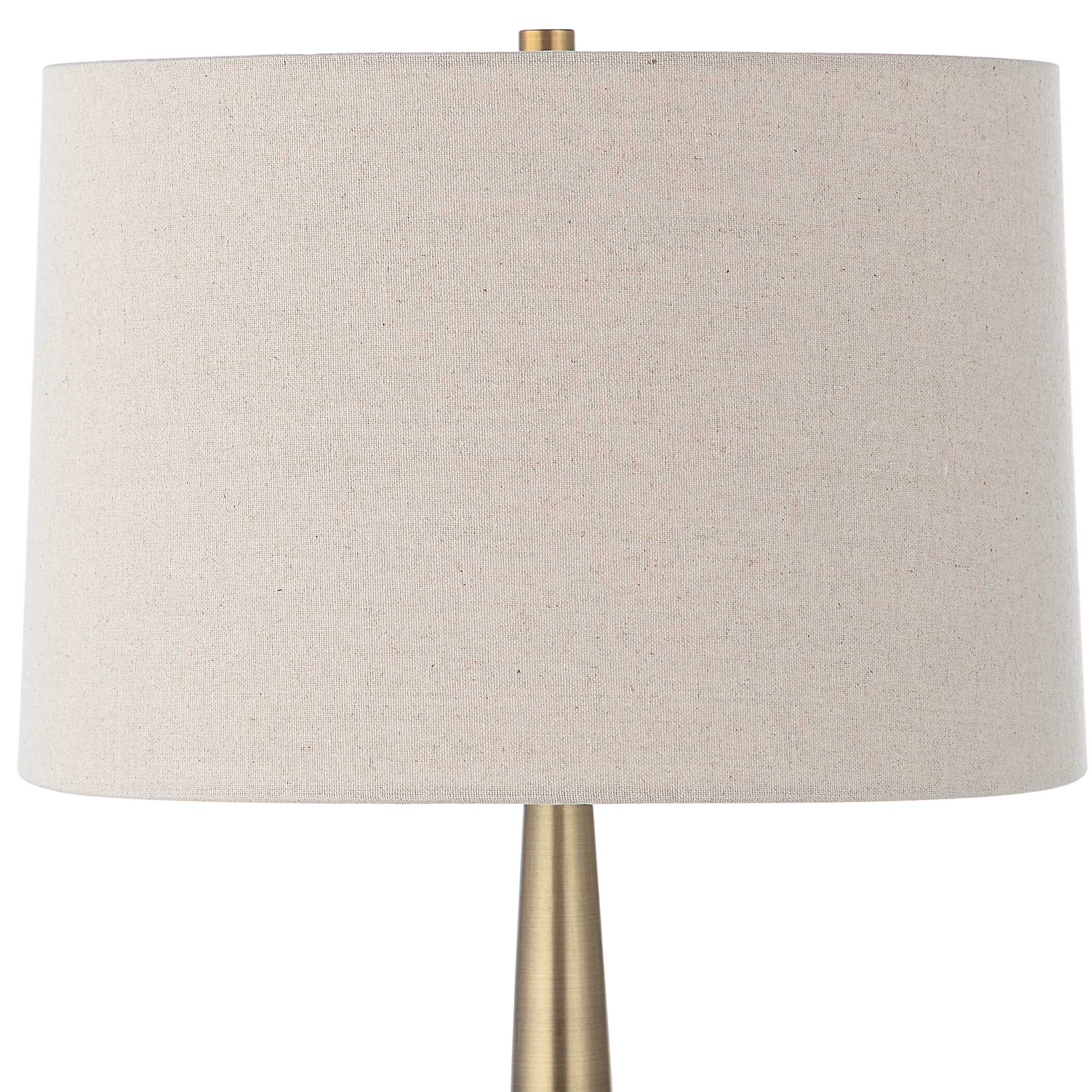 Spyglass Black Wood Grain Table Lamp, by Uttermost, 16" width x 30.75" height x 16" depth View 6