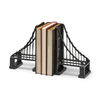 Suspension Set of 2 19L x 4W Brown Wrought Iron Suspension Bridge Bookends, by Mercana, 19" length x 3.94" width x 10.04" height thumbnail 1