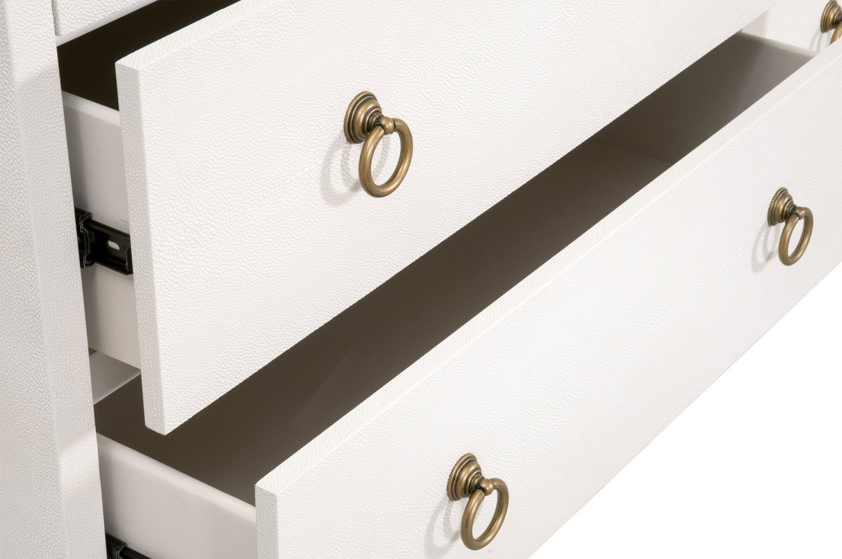 Strand Shagreen 6-Drawer Double Dresser, by Essentials for Living, 68" width x 37.5" height x 20" depth View 6