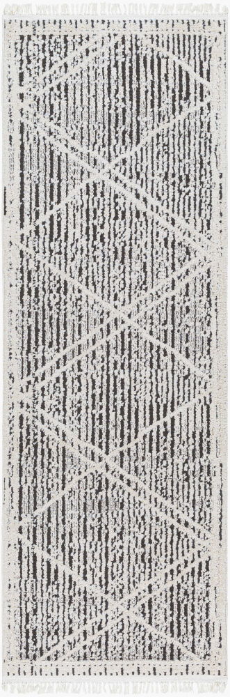 Berlin Machine Woven Rug, by Surya, 7'2.61" length x 2'7.5" width