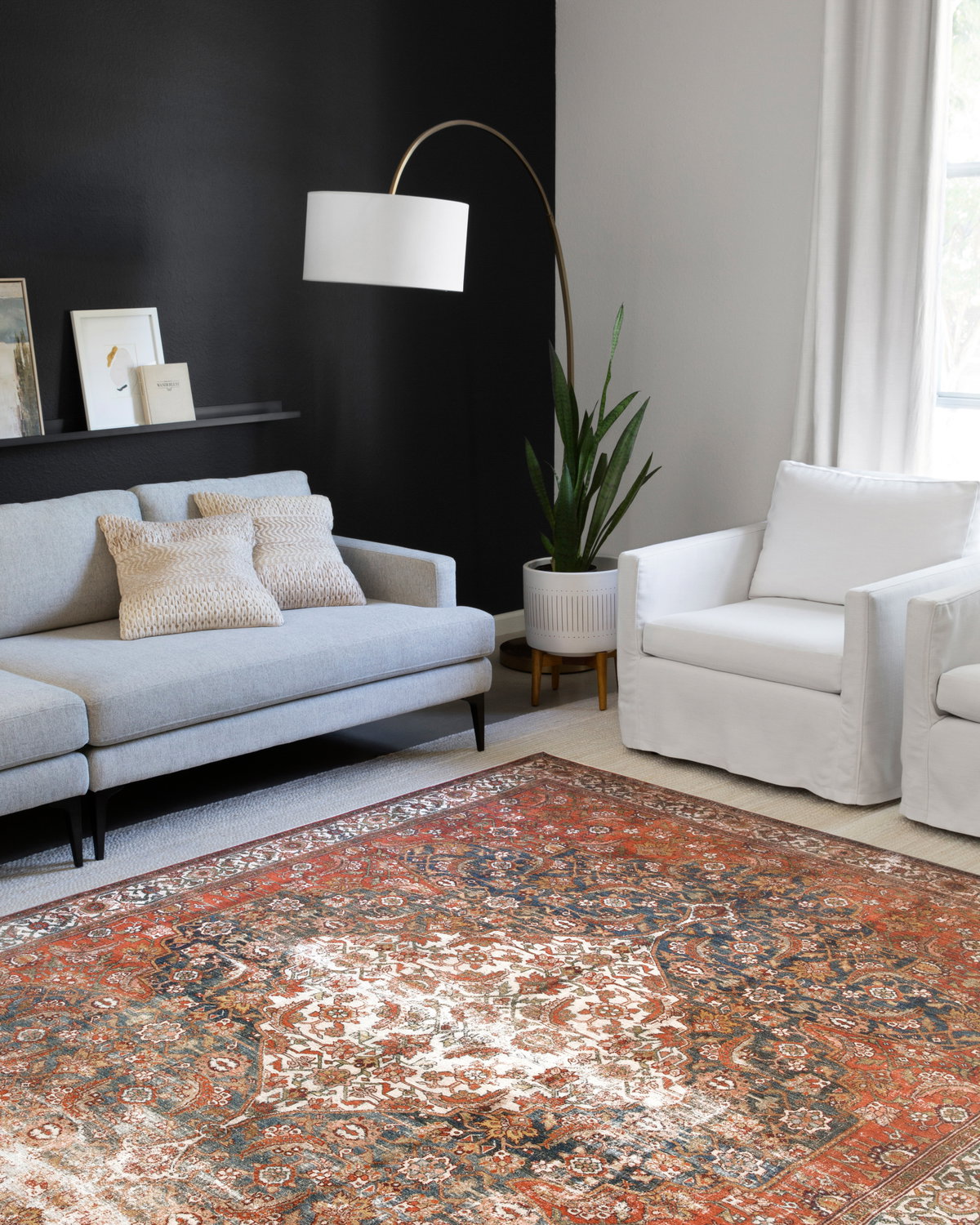 Loloi Layla Rug, 5' length x 7'6" width View 3