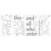 Bless This Home Wall Decals, by York Wall, 1'6" length x 10" width x 1.5" depth thumbnail