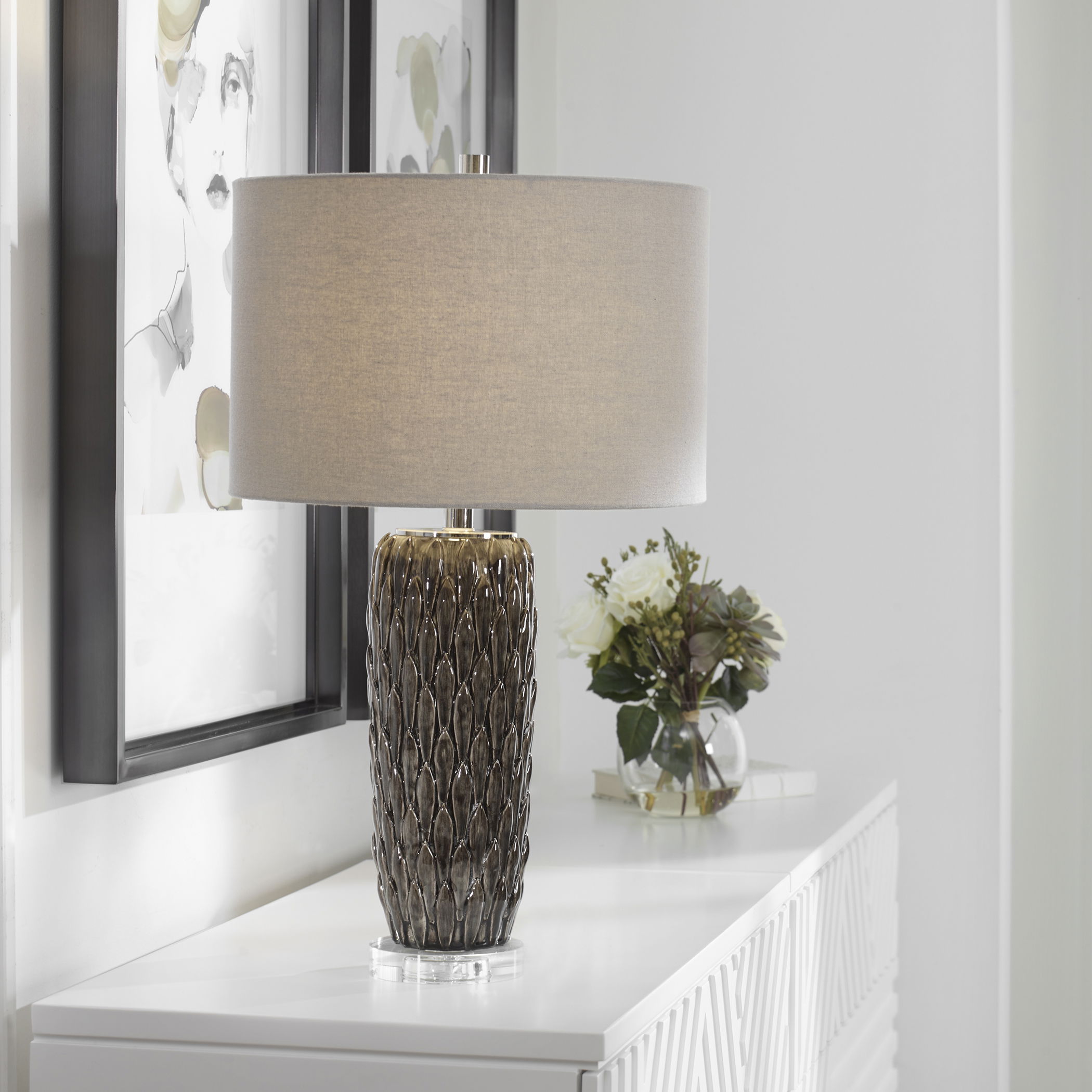 Nettle Textured Table Lamp large image 