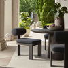 Bolster Back Charcoal Outdoor Dining Chair thumbnail 1