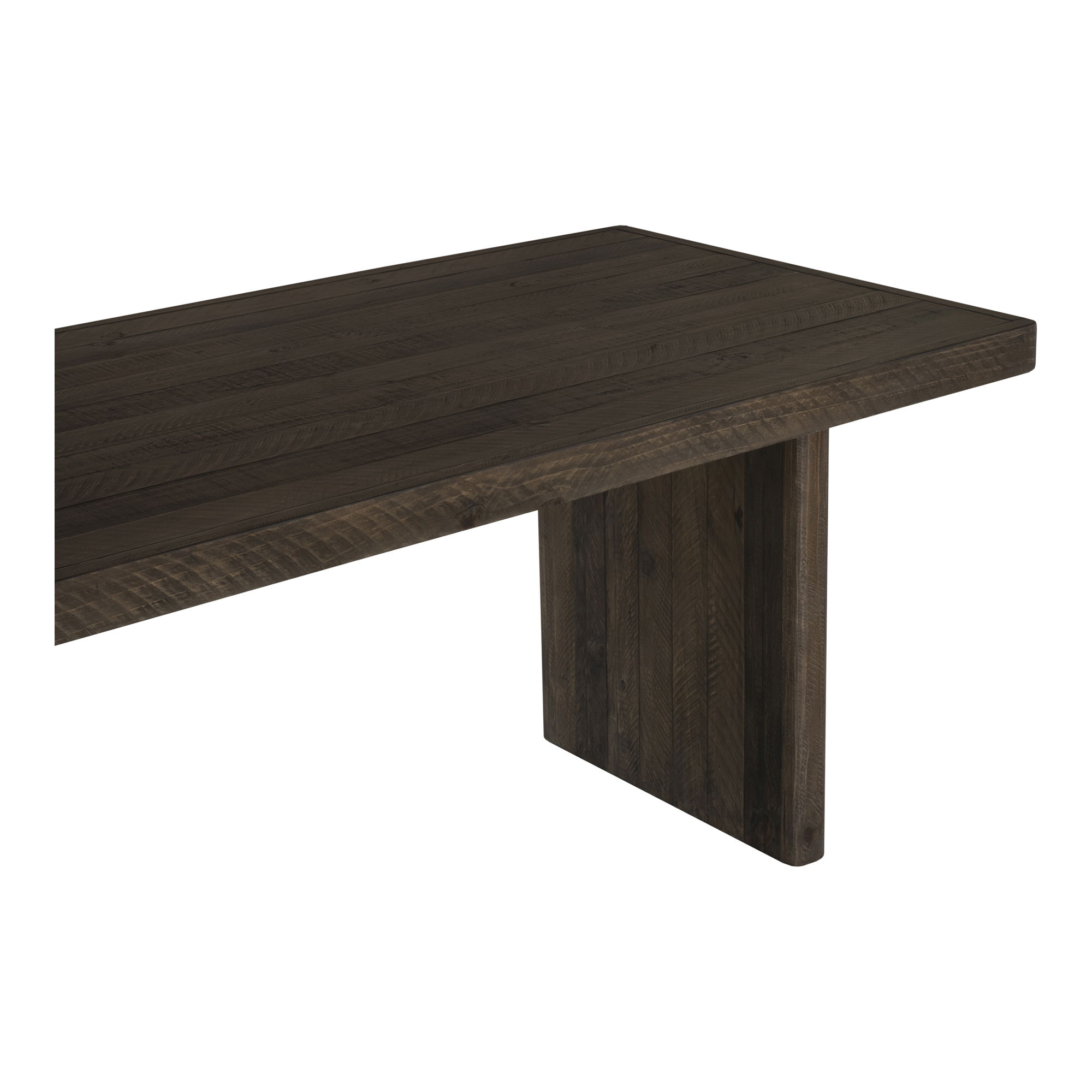 Monterey Dining Table Aged Brown, by Moe's Home, 84.5" width x 30" height x 35.5" depth View 5