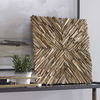 Outland Drift Wood Wall Decor, Sculptural Wall Art by Uttermost, 24" width x 24" height x 2.75" depth thumbnail 4