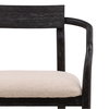 Lucio Dining Chair Cream, by Dovetail, 23.8" width x 31" height x 23" depth thumbnail 6