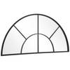 Rousseau Iron Window Arch Mirror, by Uttermost, 60" width x 30.5" height x 1.37" depth thumbnail 4