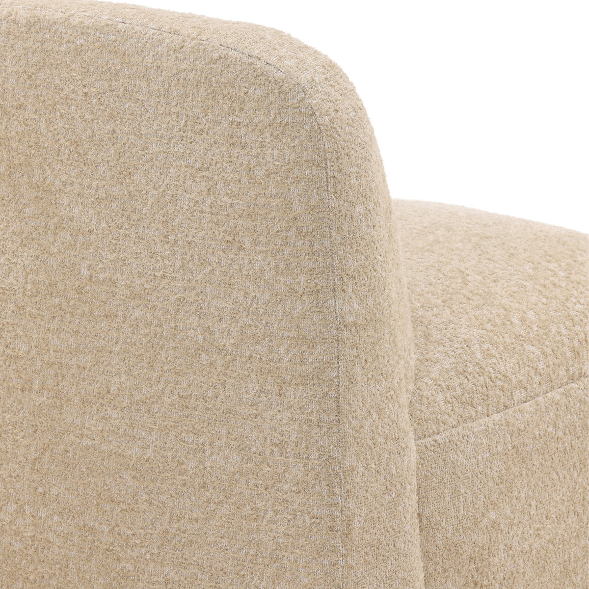 Darrel Swivel Chair Sand, Accent Chair by Dovetail, 26.4" width x 30" height x 30.5" depth View 6