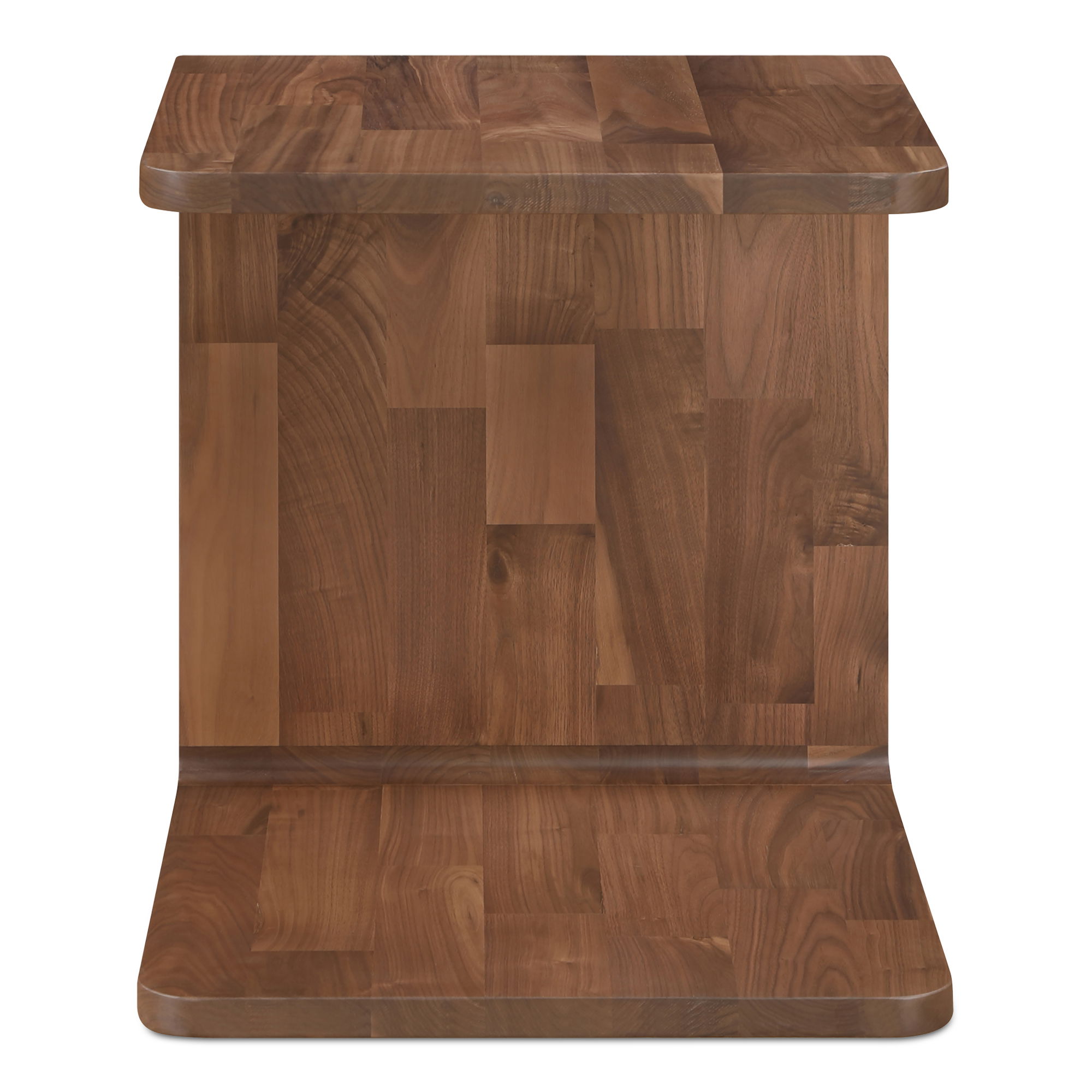 Carrie Side Table Walnut, Cabinets & Sideboard by Moe's Home, 20.5" width x 22.7" height x 18.5" depth View 4