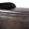 Hollyfield Backless 28.75in Seat Bar Stool | Charcoal Brown Leather, Counter & Bar Stool by Mercana, 20.5" length x 19.7" width x 32.7" height thumbnail 10