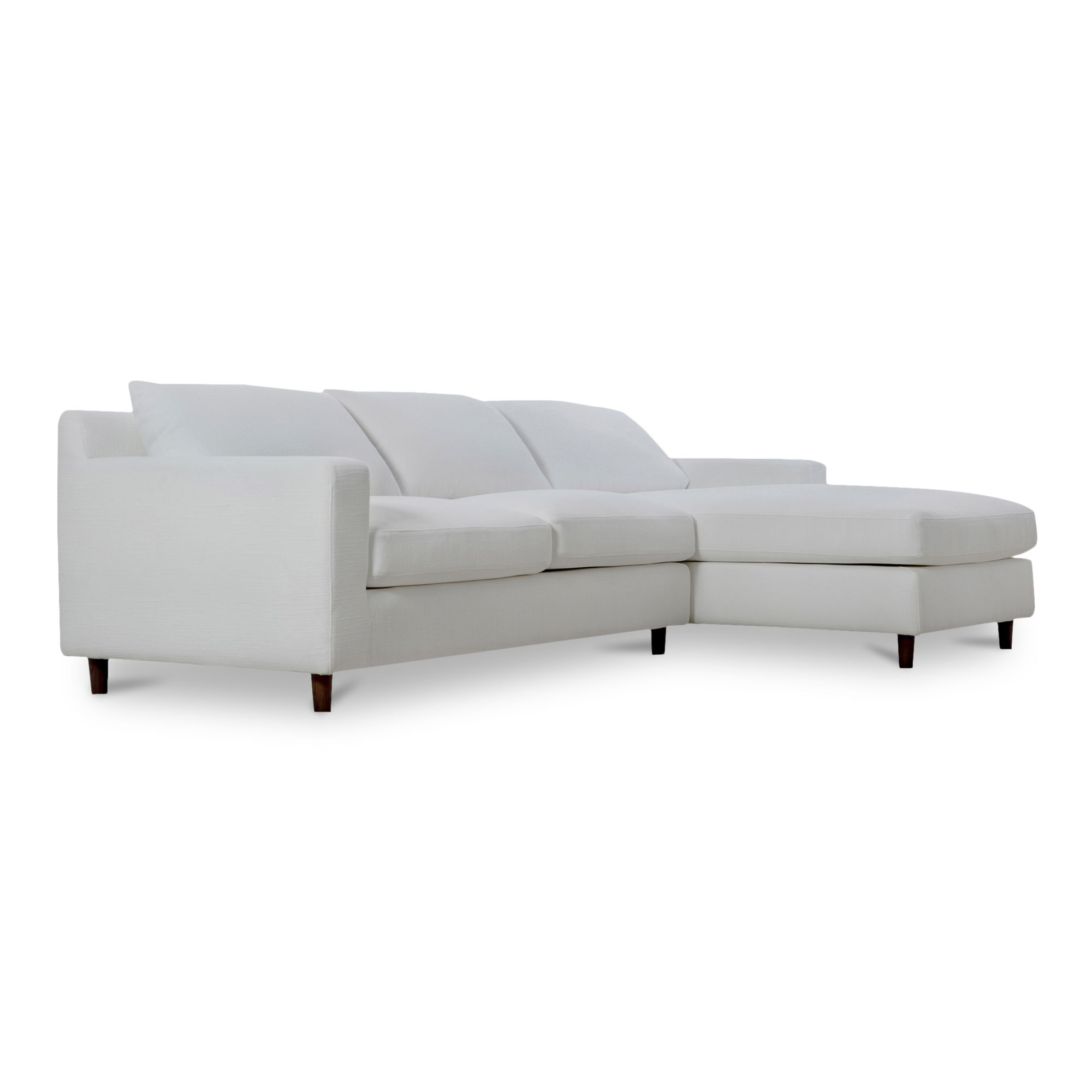 Hutton Right Sectional White large image 