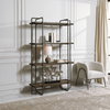 Stilo Urban Industrial Etagere, by Uttermost, 4'1.5" width x 6'7.5" height x 1'6" depth thumbnail 2