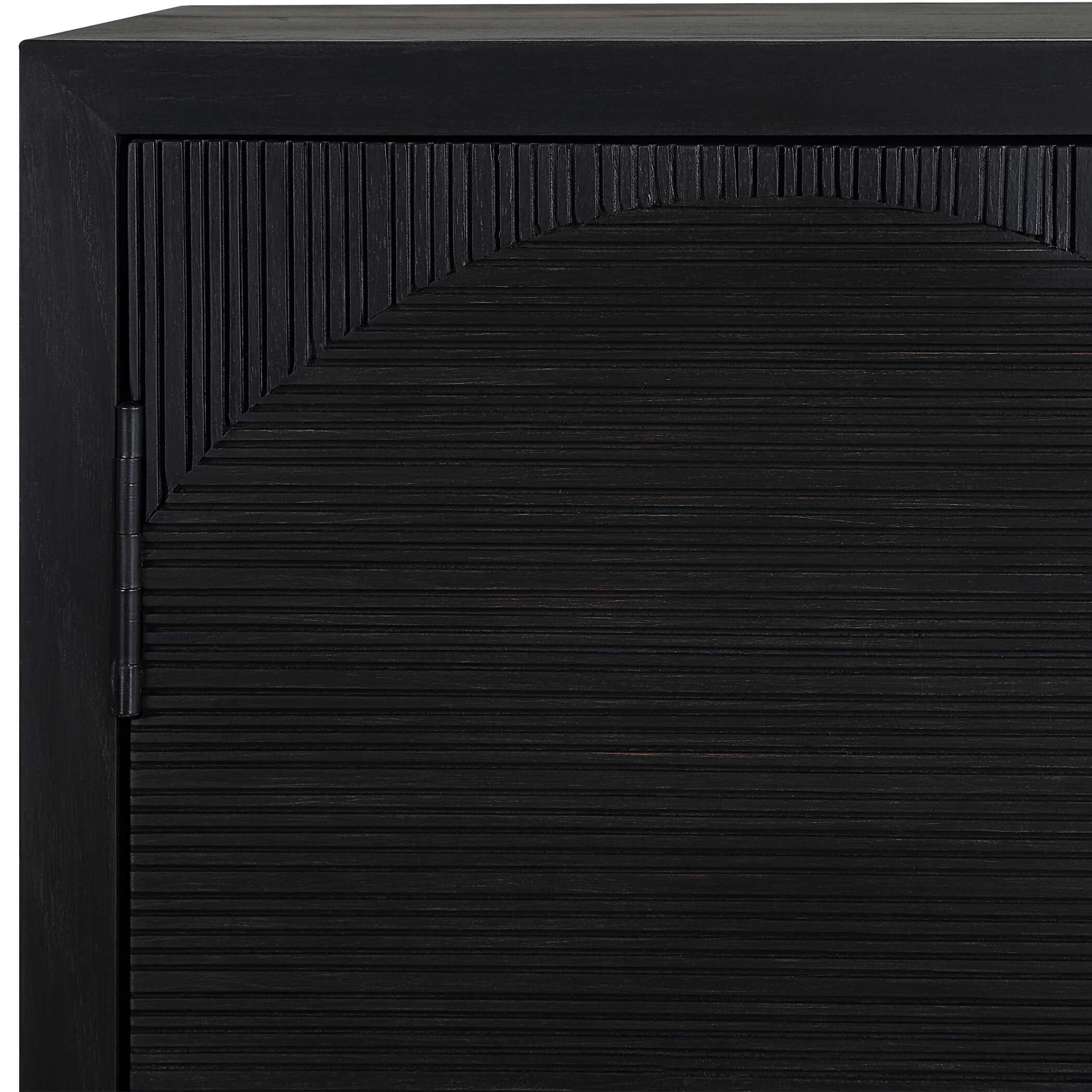 Beswick Black 2 Door Cabinet, Furniture by Uttermost, 31.5" width x 31.87" height x 14.87" depth View 8