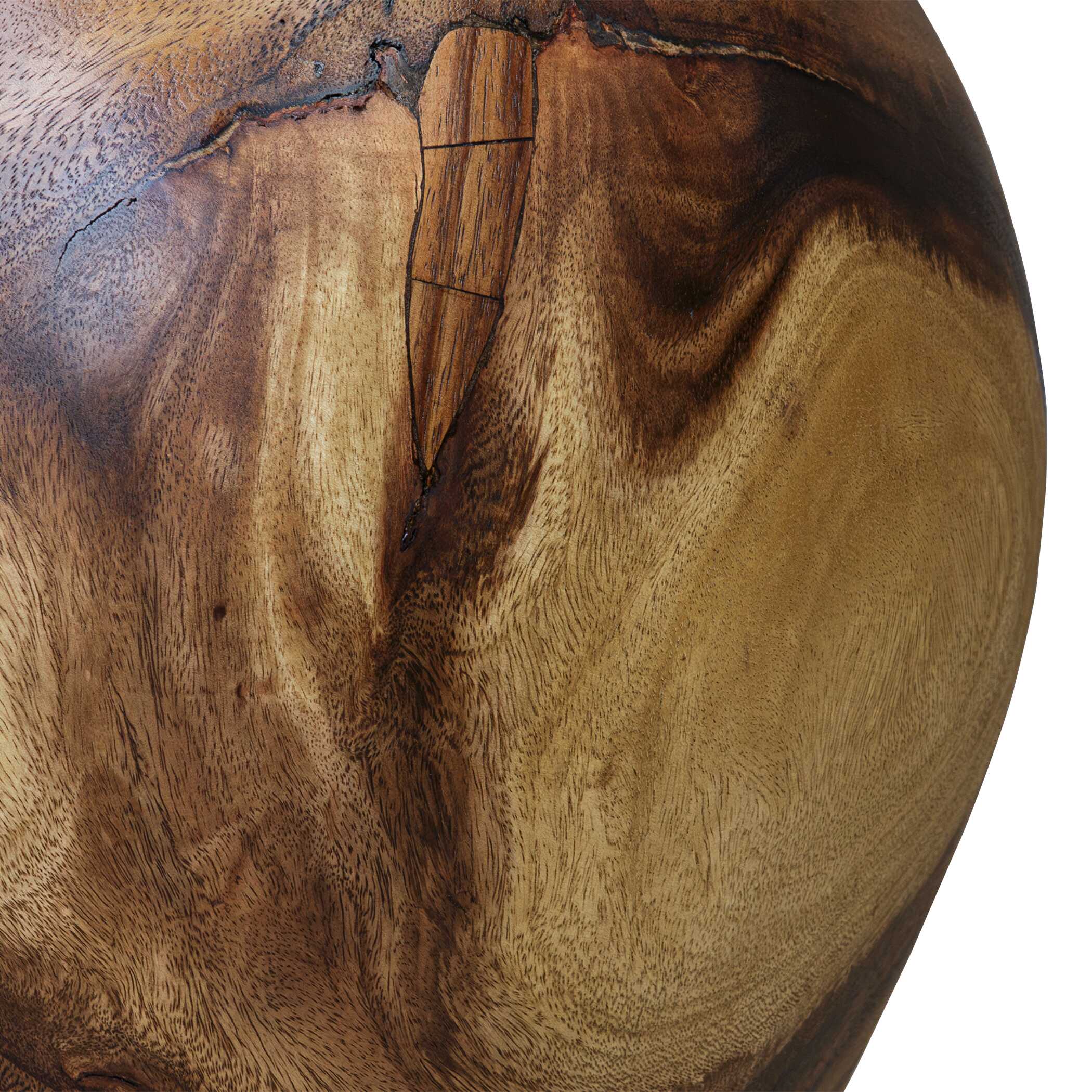 Lomas Solid Wood Accent Stool large image 