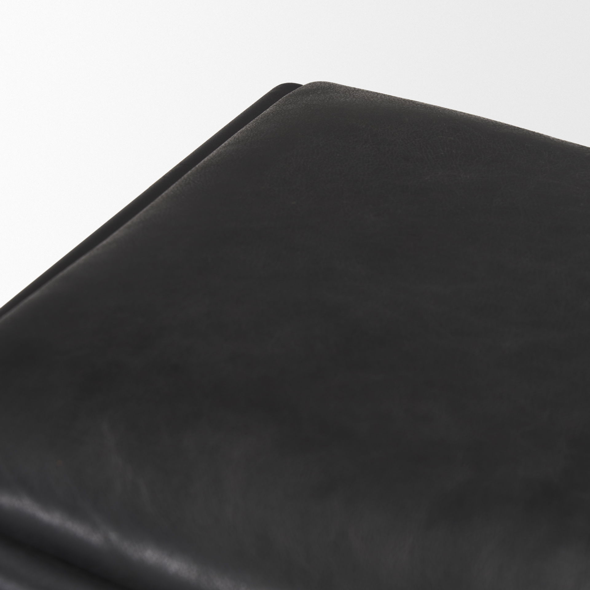 Taniel Black Leather with Black Metal Counter Stool large image 