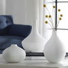 Apothecary Satin White Vases, Set/3 thumbnail 1
