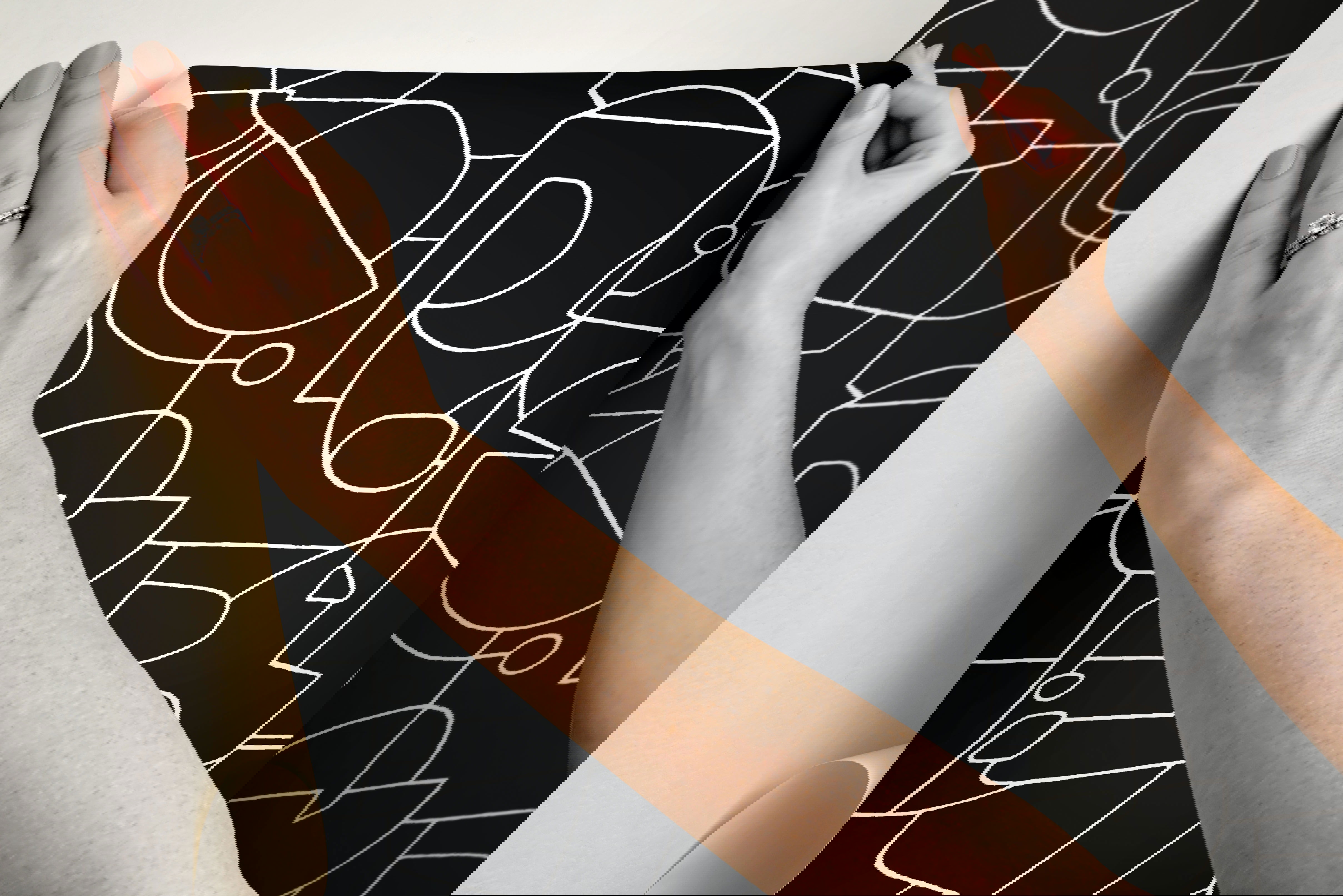Robotics Black Peel & Stick Wallpaper large image 