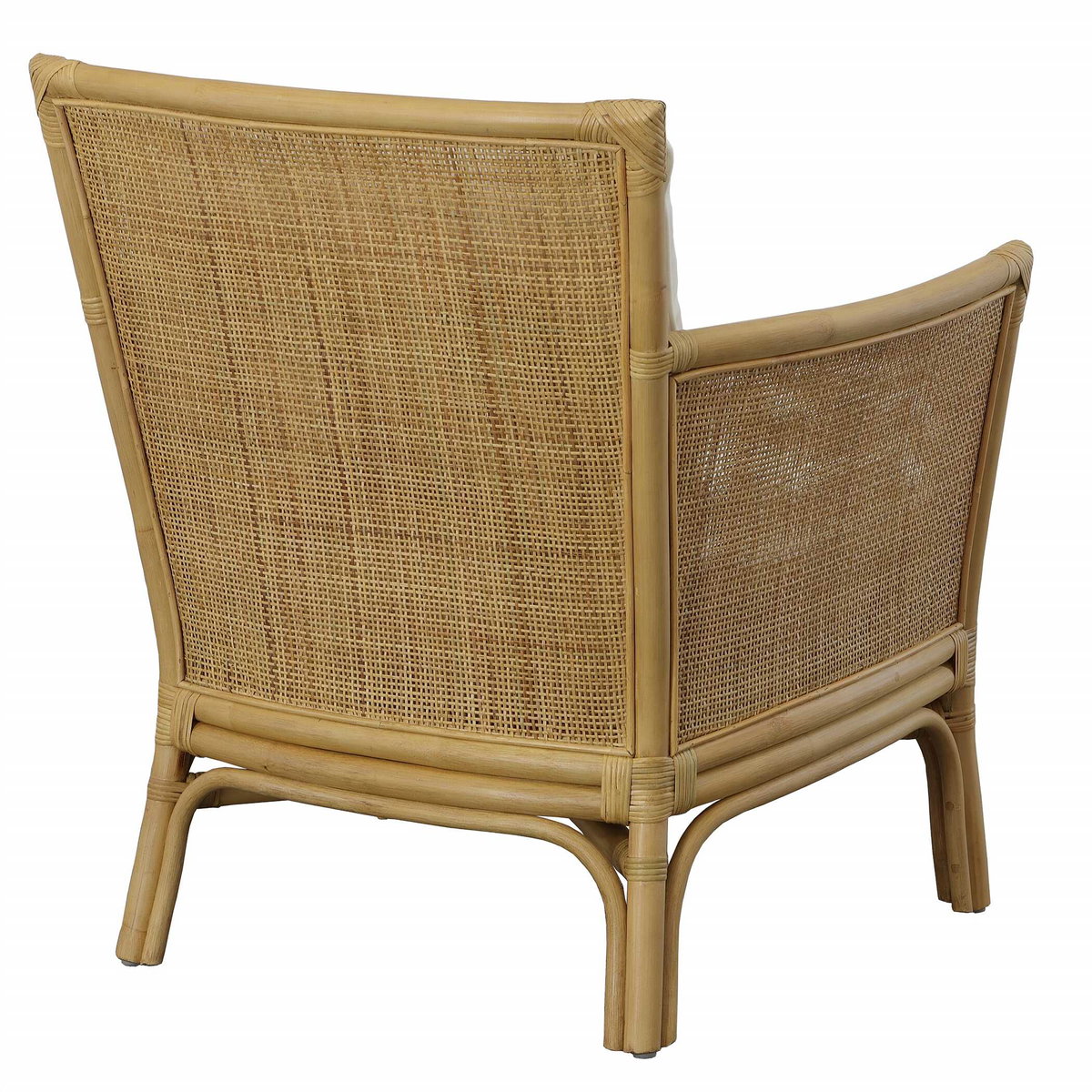 Pacific Rattan Armchair, Accent Chair by Uttermost, 29" width x 33" height x 28" depth View 8