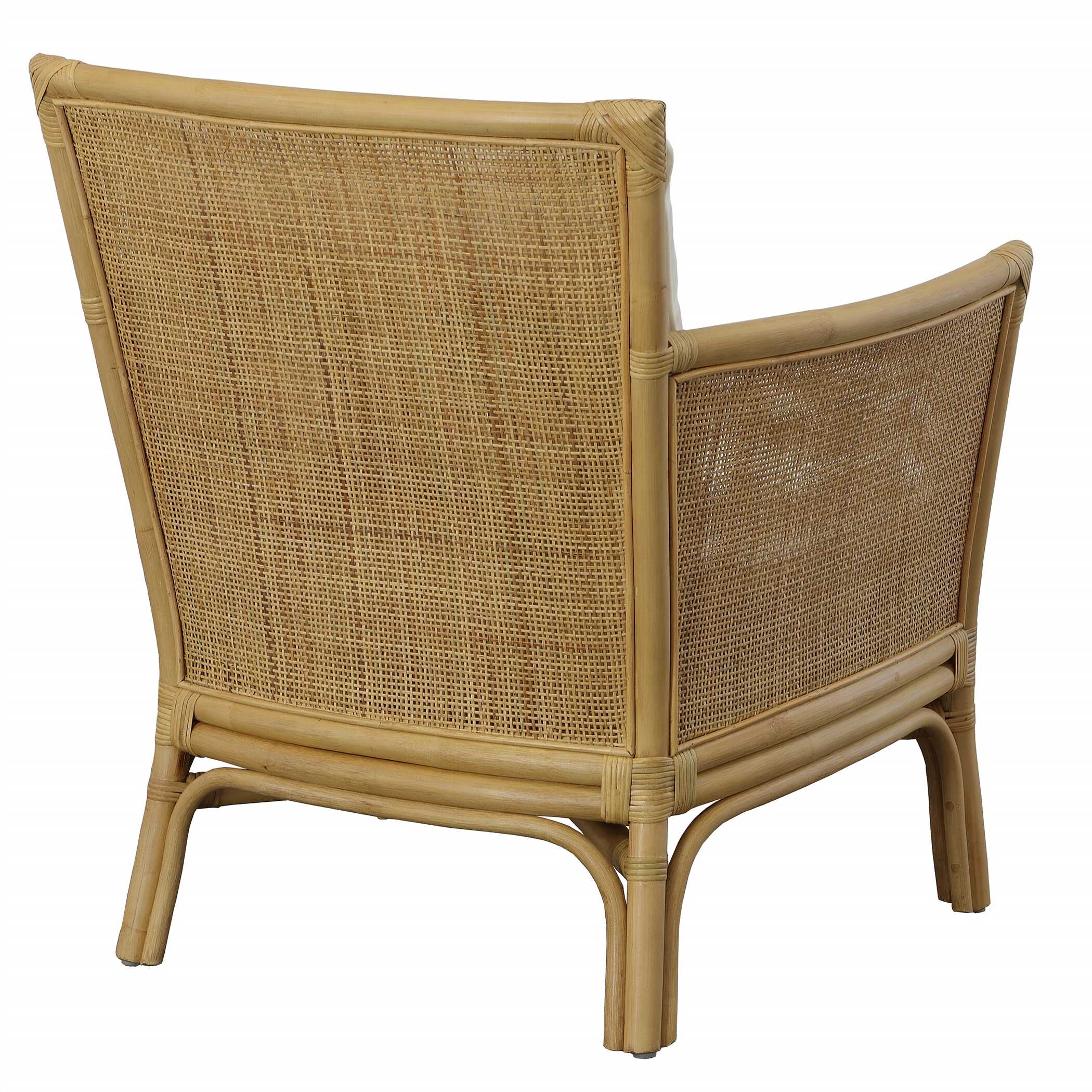 Pacific Rattan Armchair, Furniture by Uttermost, 29" width x 33" height x 28" depth View 8
