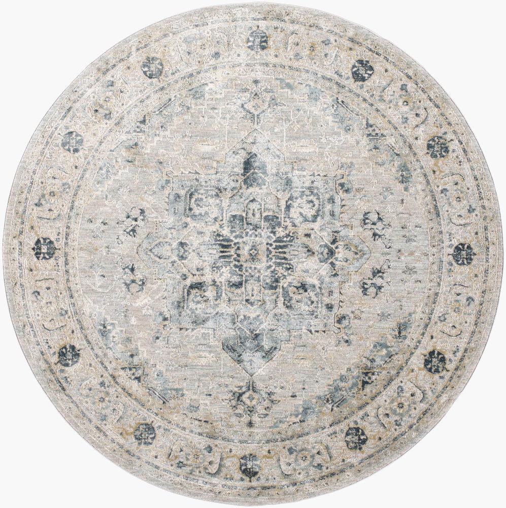 Brunswick Machine Woven Rug, by Surya, 6'6.74" length x 6'6.74" width