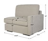 Refuge Sand Right Arm Facing Sofa, Sofas & Sectional by Uttermost, 43.25" width x 30" height x 37.5" depth thumbnail 3