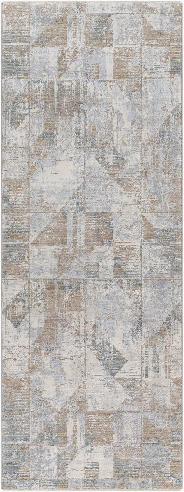 Brunswick Machine Woven Rug, by Surya, 7'2.61" length x 2'7.5" width