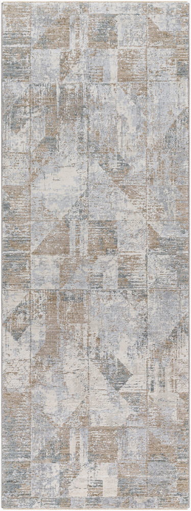 Brunswick Machine Woven Rug, by Surya, 7'2.61" length x 2'7.5" width