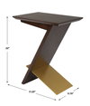 Breakthrough Modern Accent Table, Side & End Table by Uttermost, 17.25" width x 22" height x 11.75" depth thumbnail 3