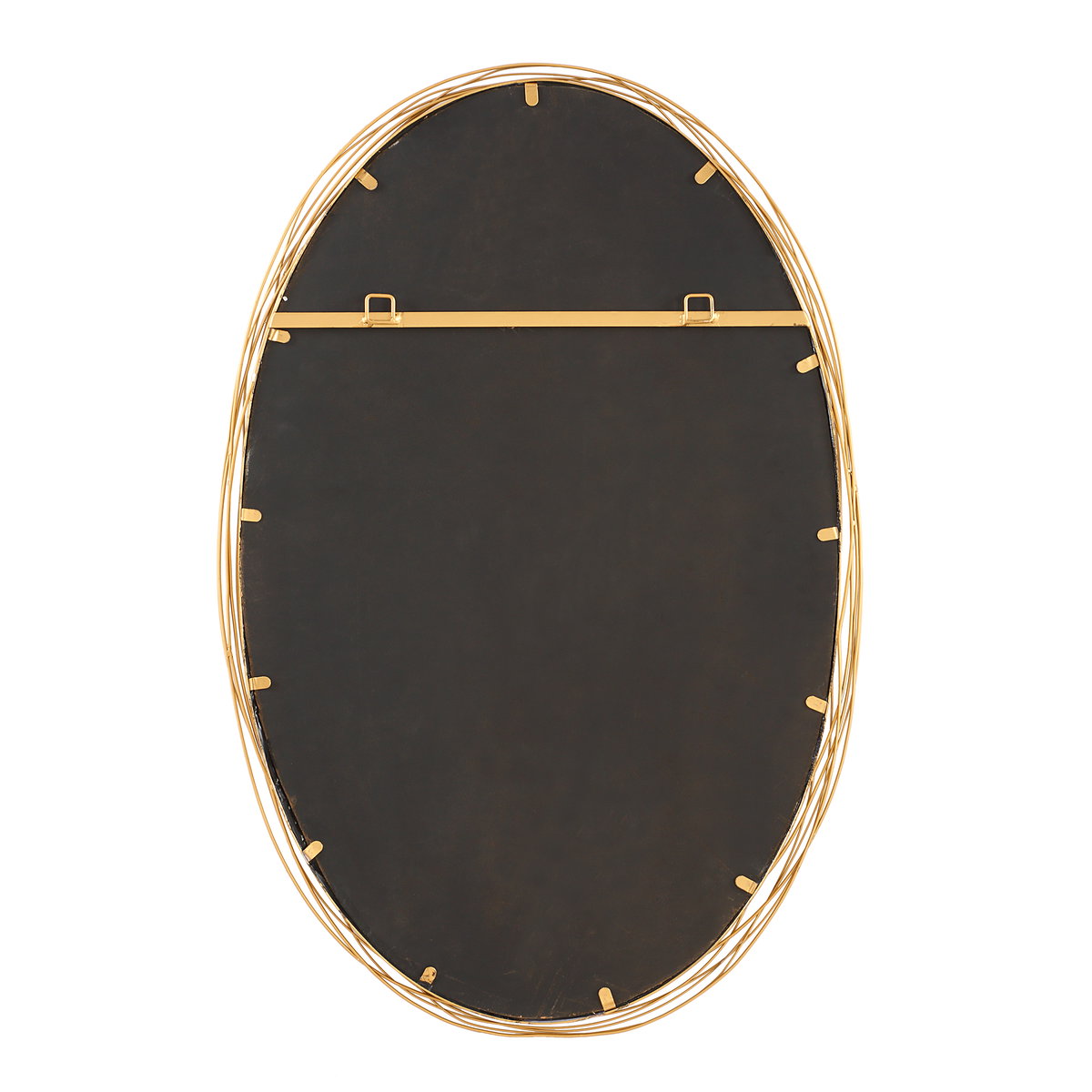 Gillian Oval Mirror, by Uttermost, 26" width x 38.75" height x 1.25" depth View 8