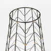 Petiole I Small Gold Toned Metal Table Candle Holder, Candles & Candle Holder by Mercana, 8.27" length x 8.27" width x 16.14" height thumbnail 8
