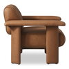 Marcello Lounge Chair Tan, Accent Chair by Moe's Home, 40.2" width x 29.9" height x 32.5" depth thumbnail 3