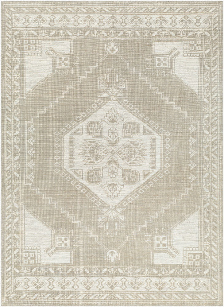 Zahra Handmade Rug, by Surya, 1'6" length x 1'6" width
