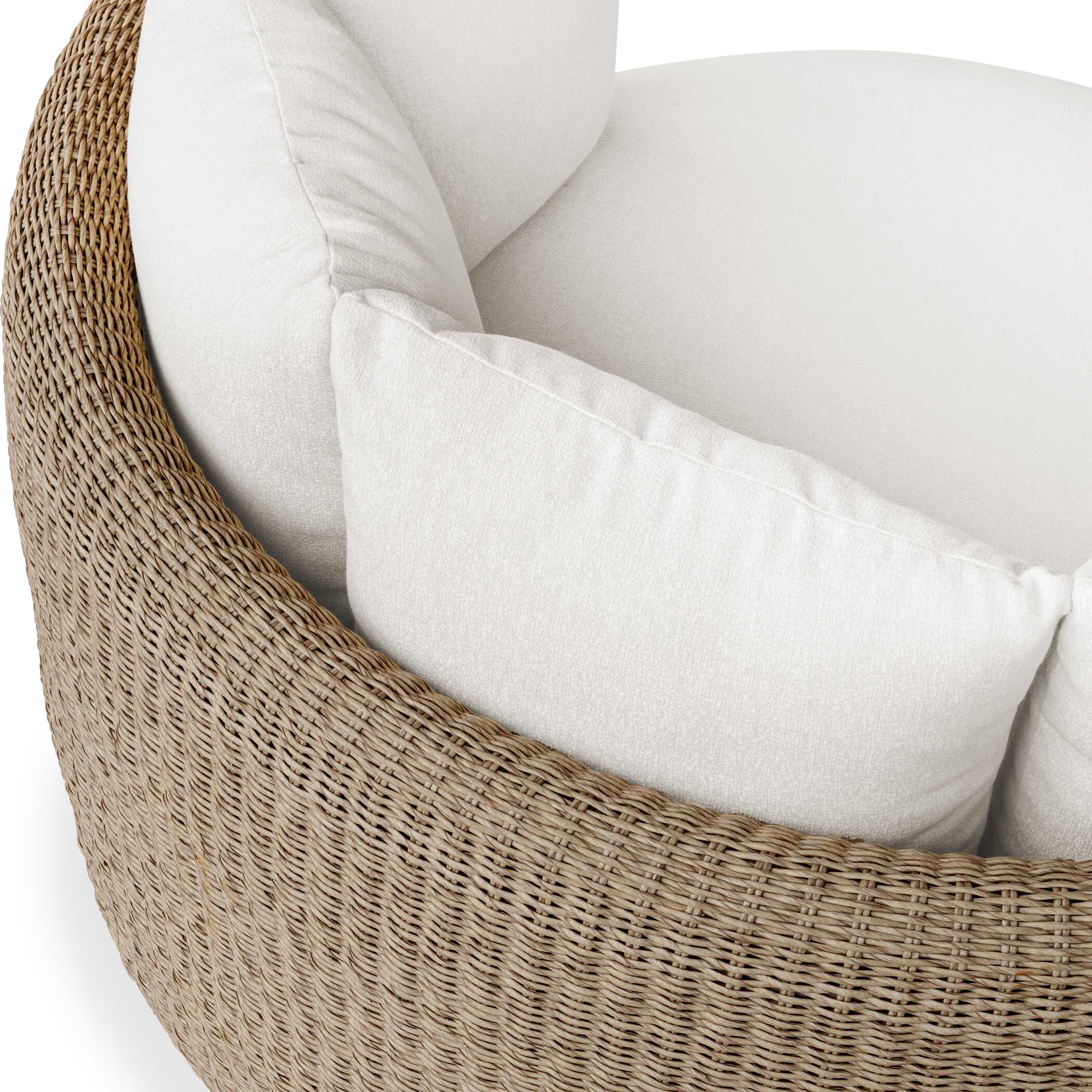 Sunset Outdoor Round Swivel Day Bed large image 