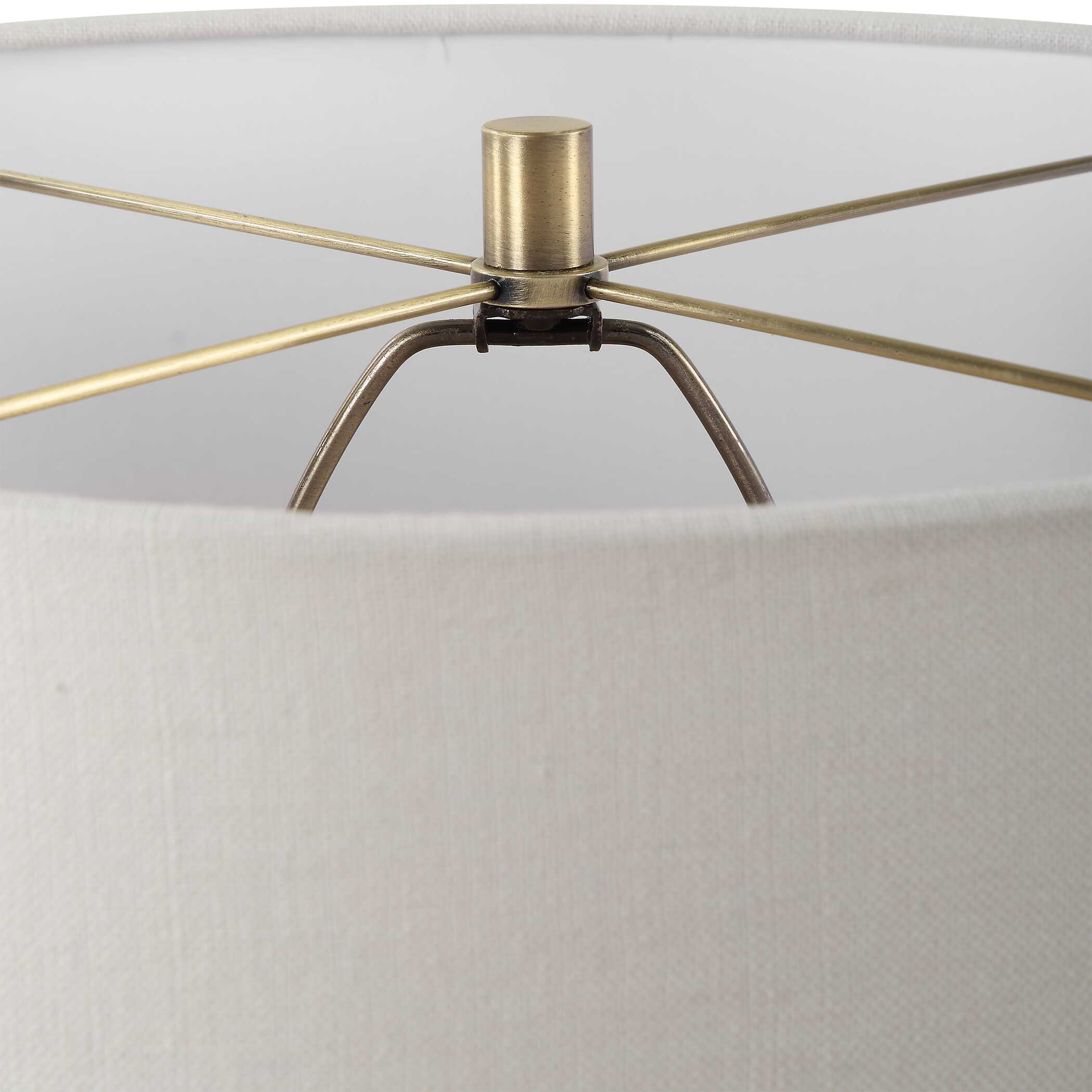 Strata Tan Glaze Table Lamp large image 