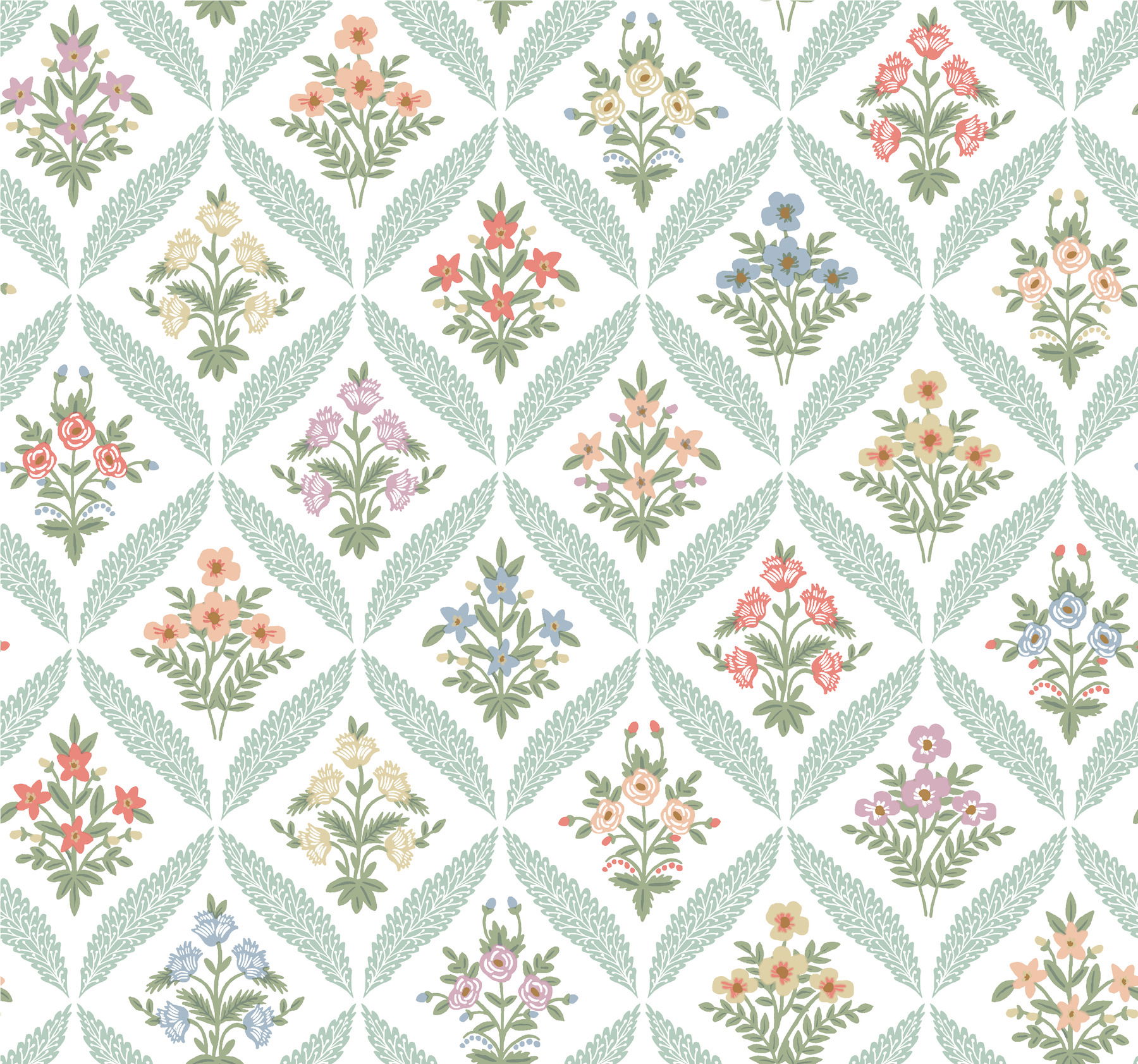 Estee Garden Pastel Wallpaper Estee Garden Pastel Wallpaper large image