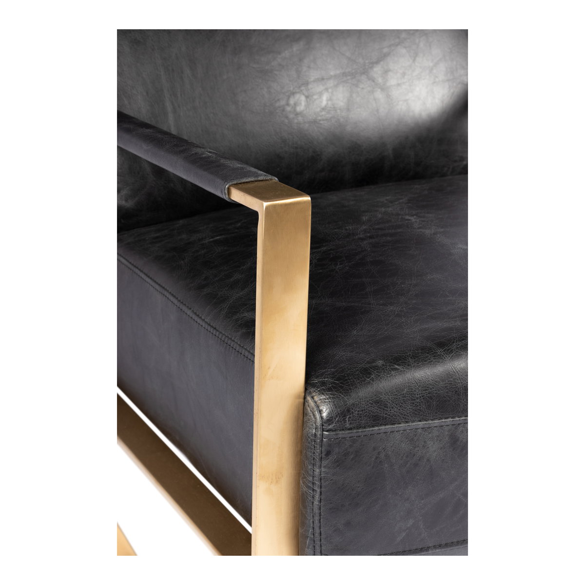 Paradiso Chair Black, Accent Chair by Moe's Home, 24.5" width x 38.5" height x 34.5" depth View 7