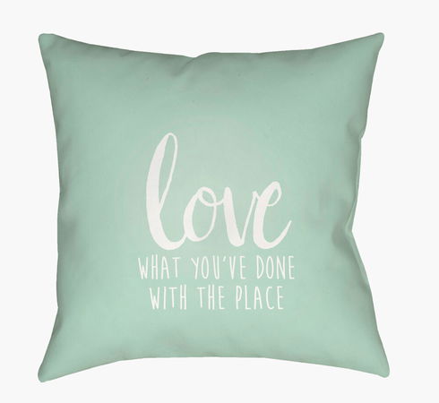Love The Place Accent Pillow
