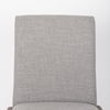 Palisades Gray Upholstery with Solid Wood Armless Dining Chair thumbnail 7