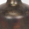 Daya Medium Antiqued Gold Metal Vase, by Mercana, 6.3" length x 6.3" width x 8.66" height thumbnail 6