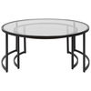 Rhea Black Nesting Coffee Tables Set/2 thumbnail 6