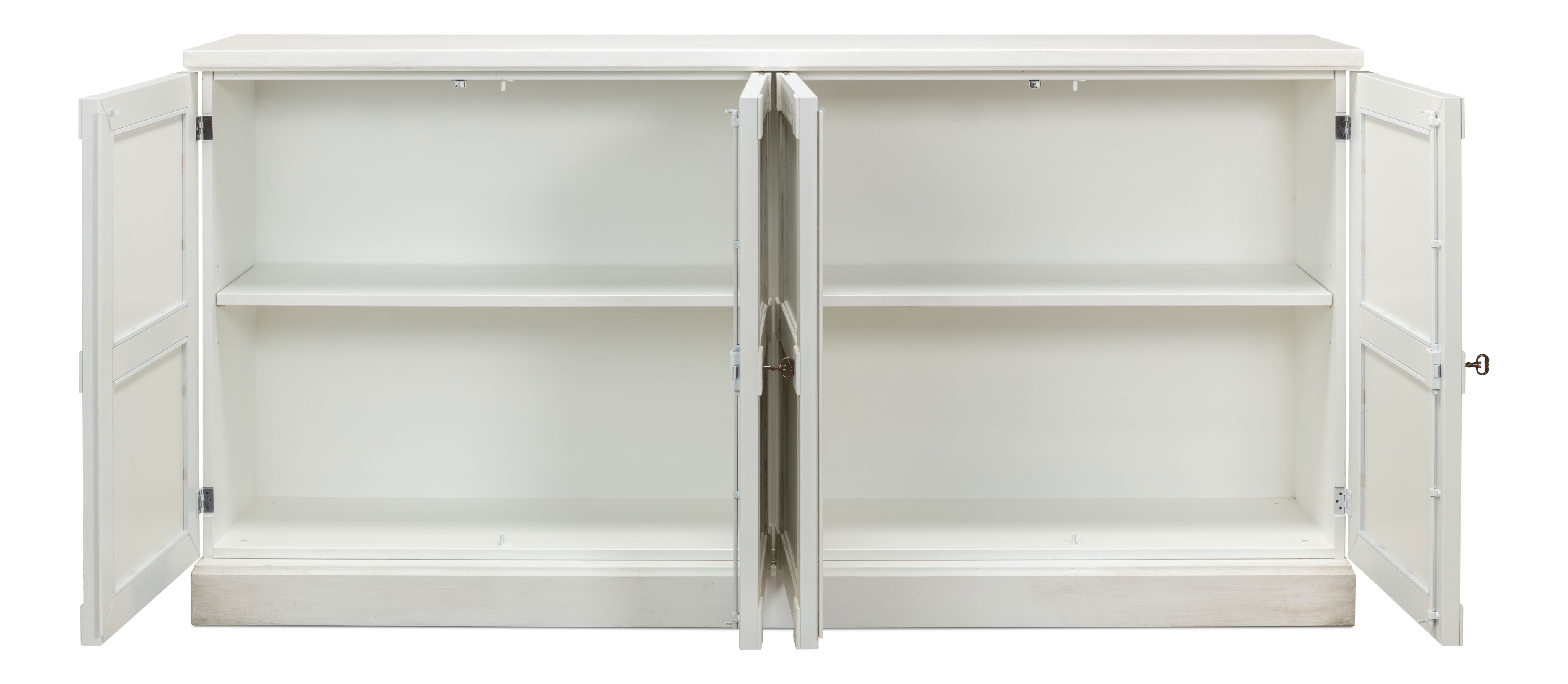 Lionisio Buffet,75',Cortinawht,Wood Drs, Cabinets & Sideboard by Sarreid, 75" length x 15" width x 37" height View 9