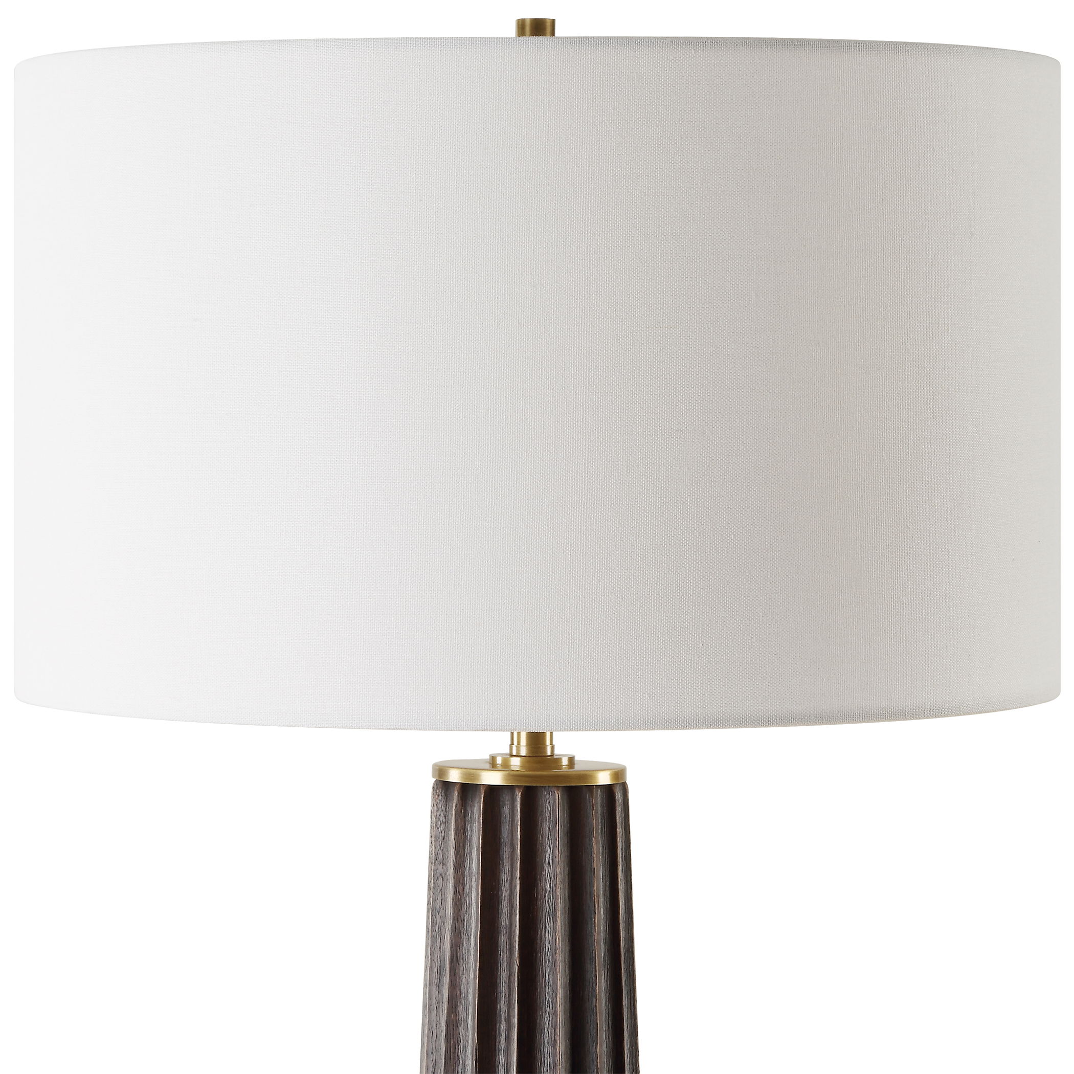 Forage Dark Scalloped Table Lamp large image 