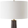 Forage Dark Scalloped Table Lamp thumbnail 5