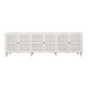 Lugano Sideboard White Wash, Sideboards & Buffet by Dovetail, 109" width x 34" height x 18" depth thumbnail 2