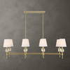 Arques 8 Light Linear Chandelier, Pendant by Uttermost, 48" width x 14.5" height x 18.12" depth thumbnail 2