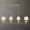 Arques 8 Light Linear Chandelier, Pendant by Uttermost, 48" width x 14.5" height x 18.12" depth thumbnail 2