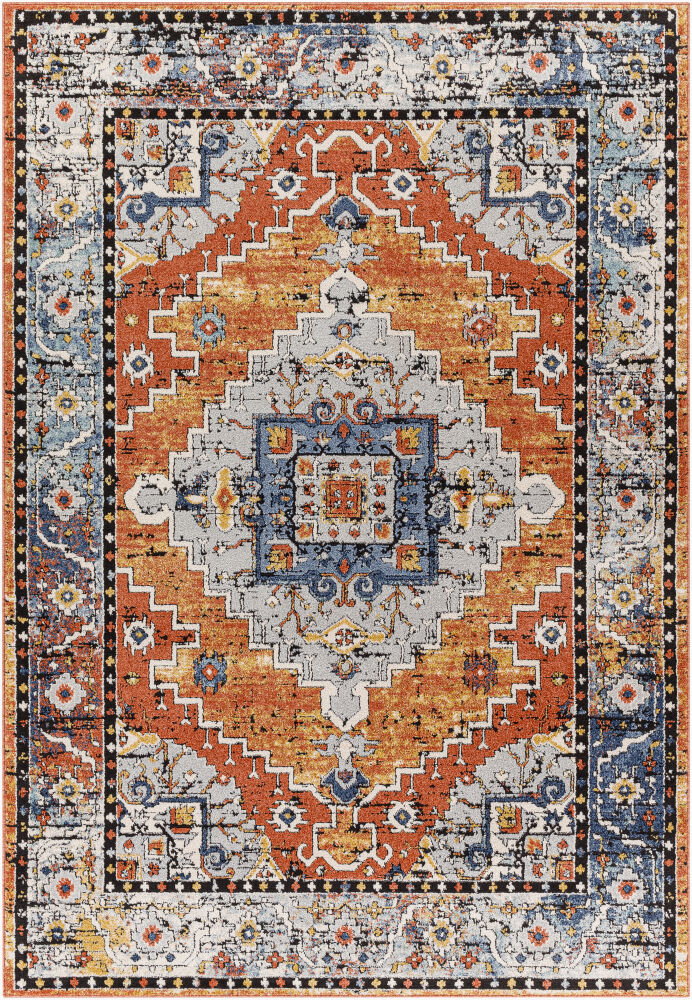 Ella Machine Woven Rug, by Surya, 1'3.75" length x 1'3.75" width