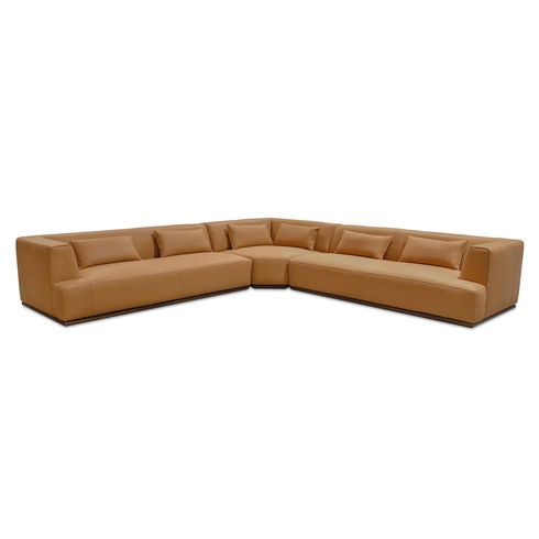 Clove L-shaped Sectional Tan