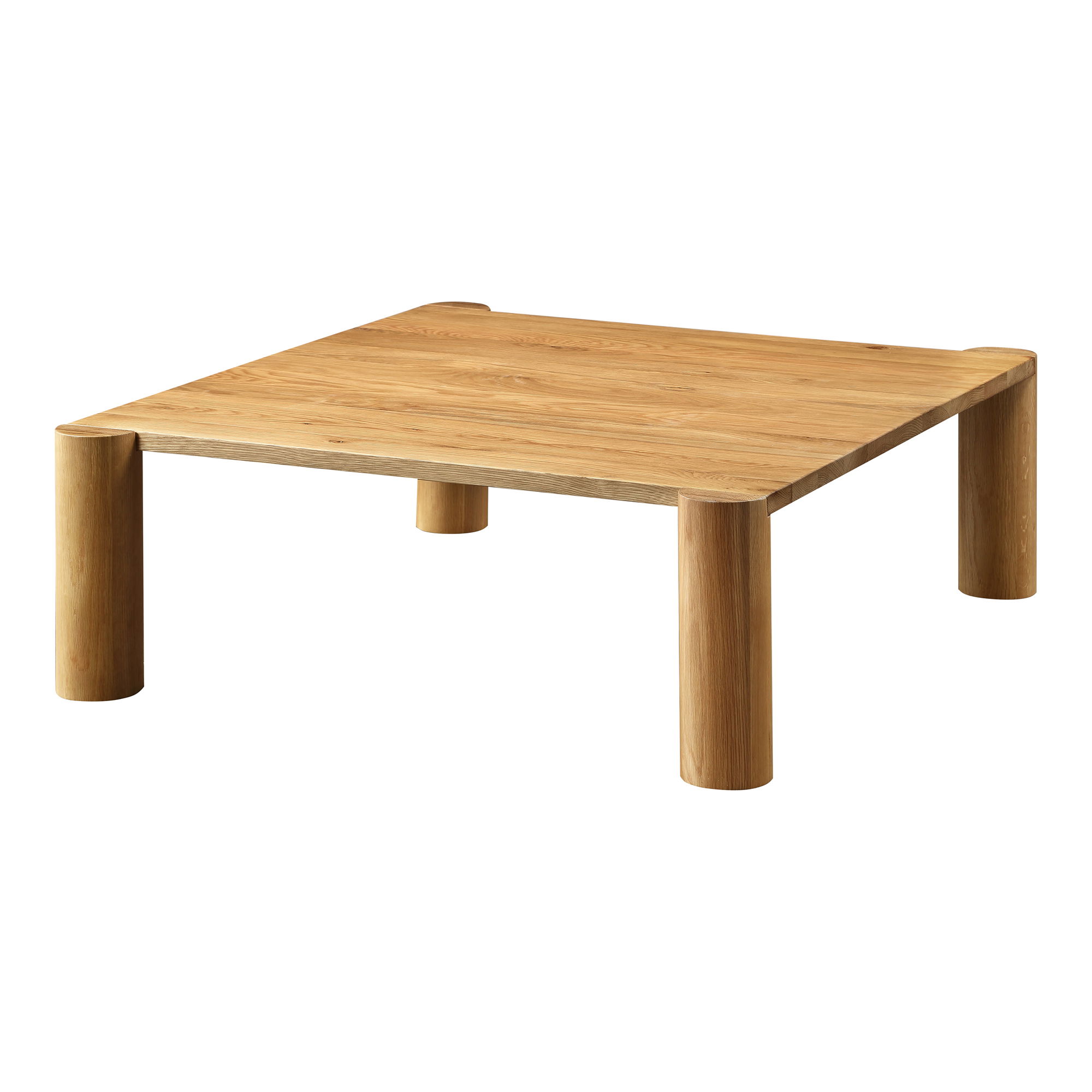 Post Coffee Table White Oak large image 